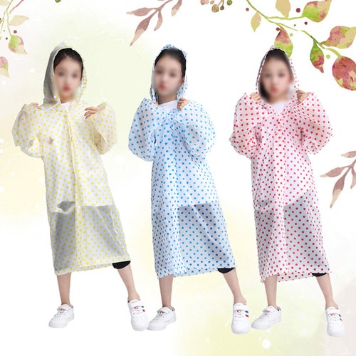 3 Pcs Thickened Children's Raincoat Waterproof Suit Kid Cover Kids - Picture 4 of 11