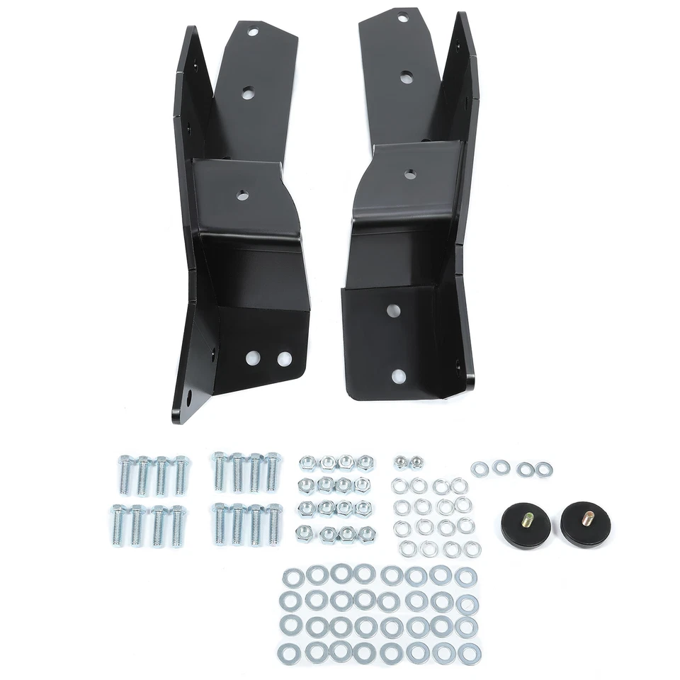 Para Chevy C10/C15/C1500 1963-1972 Marco Trasero Muesca C Soporte 1/4" Grueso Acero Foto 2 de 4