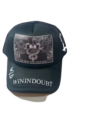 Win In Doubt Trucker With Mirror Cross Patch
