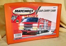 MATCHBOX 24 CAR CARRY CASE FULL WITH CARS 2001 TARA TOYS HOT WHEELS MAISTO USED.