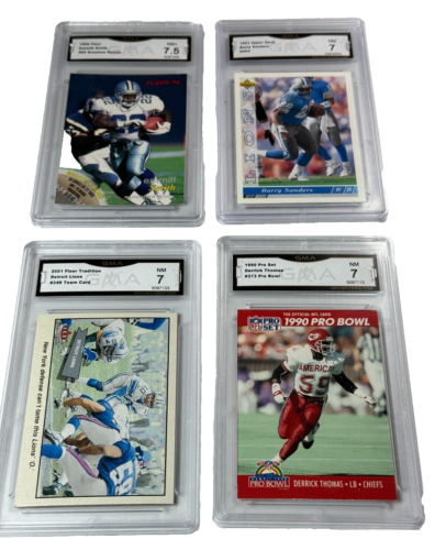 Set of 4 Football Trading Cards #2 - Picture 1 of 6