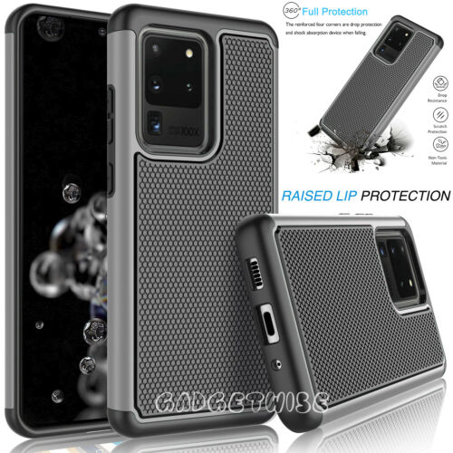 Rugged Armour Silicone Hard Shockproof Case Cover For Samsung Galaxy S20 S10 S9 - Picture 7 of 15