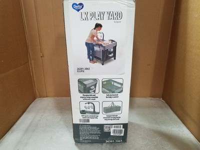 delta children lx deluxe portable baby play yard