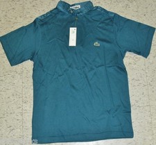 Lacoste Vintage 80s 90s Original shirt sz. Medium BRAND NEW Tags Button Collar