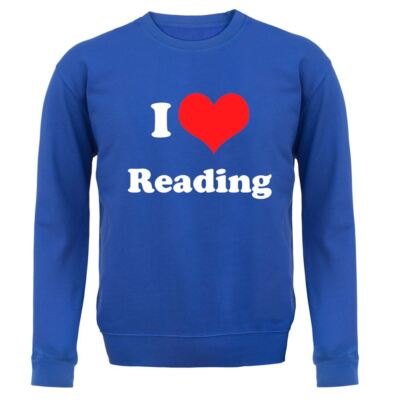 Ich liebe Lesen - Kinder Hoodie / Pullover - Buch Bücher Leser Lesen Schriftsteller Autor