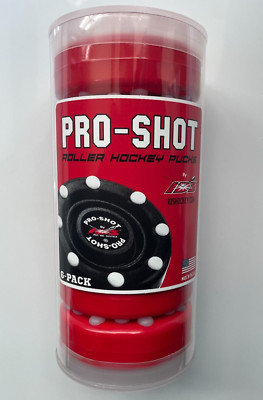 BRAND NEW ITEM!! IDS PRO-SHOT PUCK 6 PACK!! (RED)