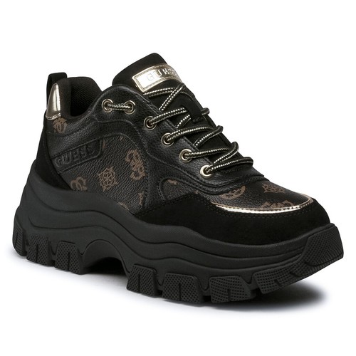Guess Scarpe Sneakers Runner Donna Stampa 4G Colore Nero | eBay