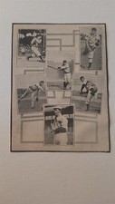 Ty Cobb Ed Walsh Dode Criss Patsy Dougherty Matty McIntyre 1908 Black Border Pan