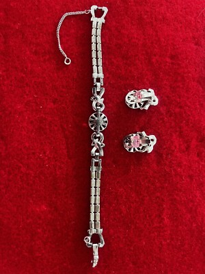 MAZER BROS vintage bracelet and earrings