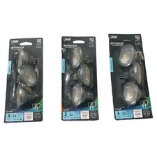 Feit Electric 50W 500 Lumens Dimmable 12V Daylight Led Light Bulb 9 Bulbs G