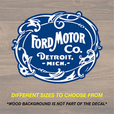 Vintage Style Ford Motor Co Logo Vinyl Decal Sticker Vintage Style Ford Motor Co Logo Vinyl Decal Sticker