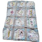Handcrafted Embellished Quilt Embroidered Applique Buttons CharmsTrims 37x52in