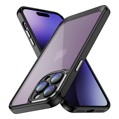 For iPhone 15 14 13 12 11 Pro Max XR XS MAX Clear Phone Case Shockproof Cover