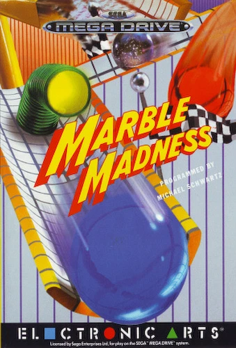 Marble Madness Sega Mega Drive Md Game Top