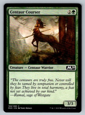 Centaur Courser Magic The Gathering Core Set 2020 M20 MTG Card FREE SHIPPING !