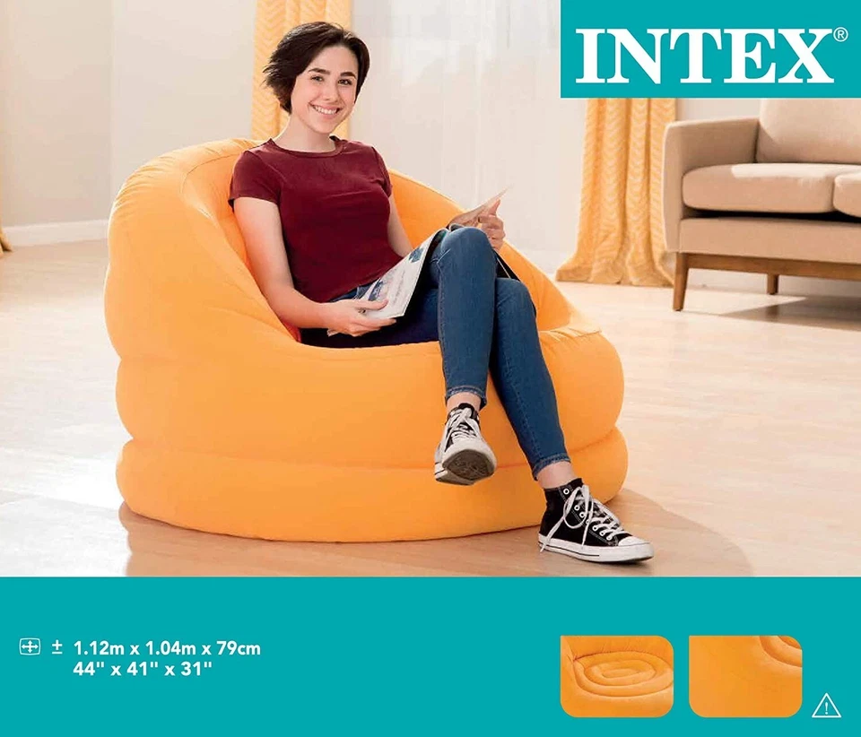 Intex 68577 Poltrona Lumi Colori Assortiti 112X104X79 cm - Immagine 3 di 4