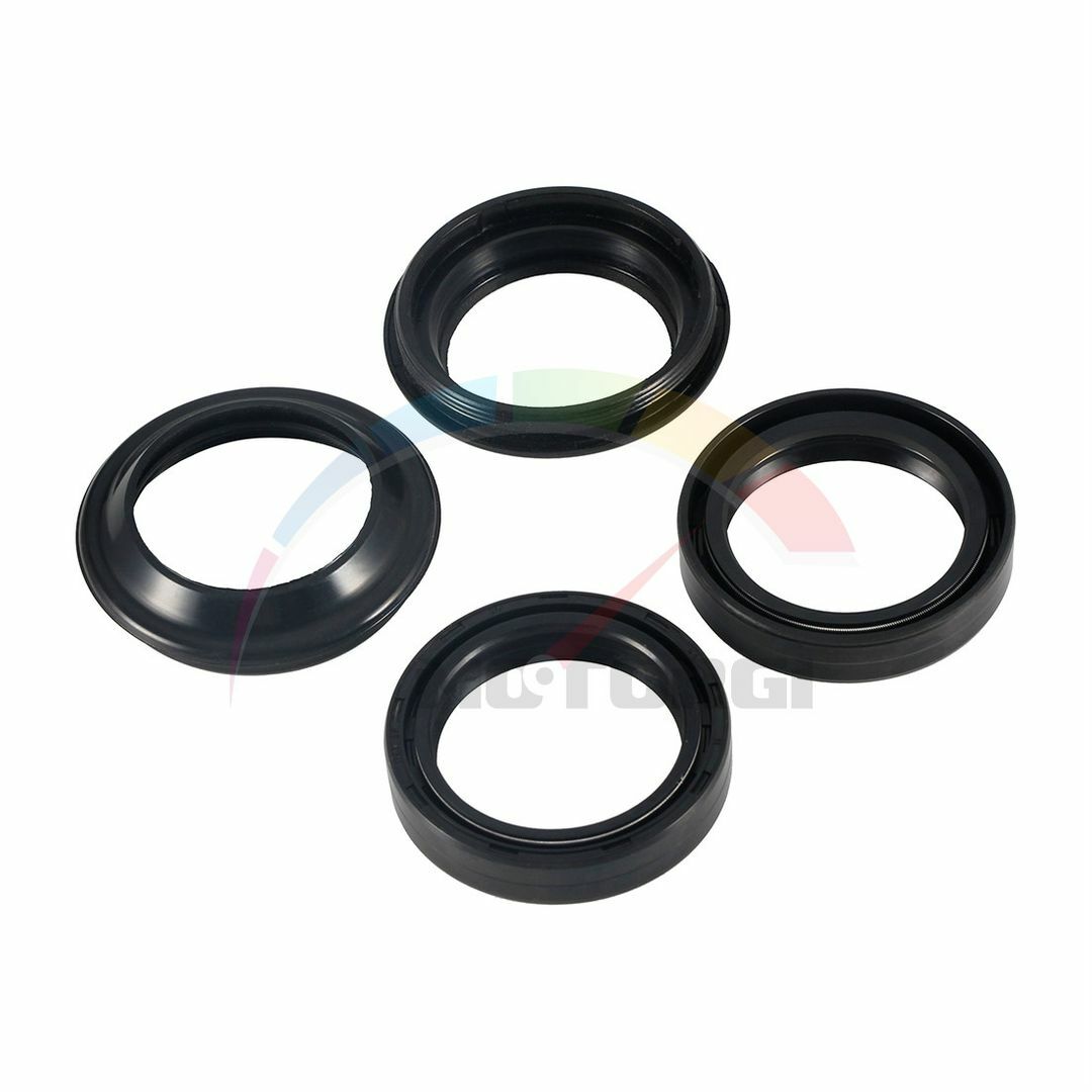 Fork Oil Sealsx2 Dust Sealsx2 For Kawasaki ZX500 ZZR500 1990-1992