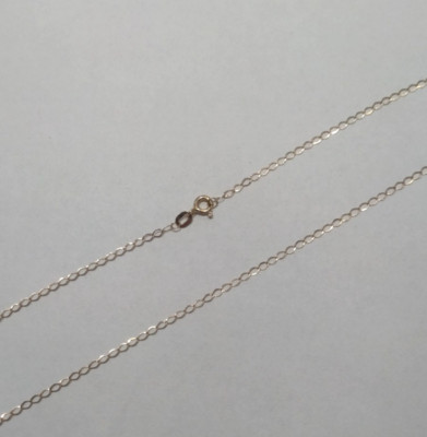 16 Zoll 1,95 mm dicke leichte Rada-Kette 9 kt Gold 0,84 g