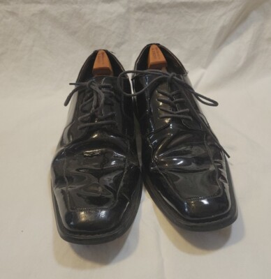 Via Spiga Studio Laconi 8.5D Dress Shoes Black Patent  display picture 2