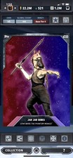 Topps Star Wars Digital Card Trader Tier 8 - Dual Galaxy Purple Jar Jar - Base 3