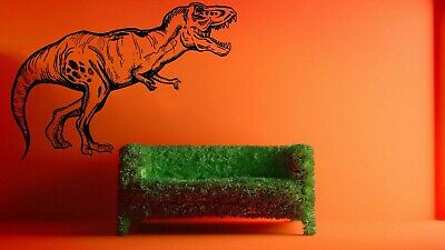 15pc Jurassic Park Peel Stick Up Wall Appliques Reusable Stickers Dinosaur T-rex