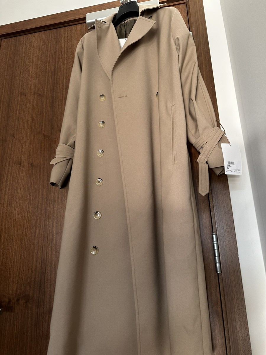 トレンチコート TOTEME TRENCH OVERSIZE IN COTONE Toteme Oversized Trench Jacket, Hazel – Kick Pleat