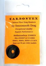 Kit Drag Abu Garcia Kit Rondella Carbonio Smooth Drag Per Mulinelli Abu Garcia 5000, 5500, 5600 C3 C4 - Mano Destra O Sinistra Rondella Smooth Drag - Foto 9