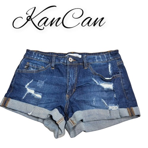 KanCan Estilo high waist cut off rolled 