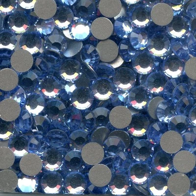 2012 SS20 LSA *** 60 STRASS SWAROVSKI FOND PLAT SS20(4,7mm)LIGHT SAPPHIRE F