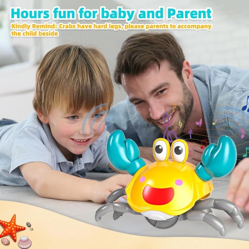 Krabbelnde Spielzeug Kinder Krabbe Baby Spielzeug mit Musik und Licht DHL - Bild 4 von 14