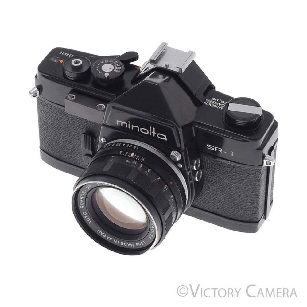 Minolta SR1 SR-1 Black 35mm Camera w/ 55mm f1.8 Lens [EXC] | eBay