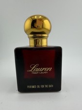 Vtg Ralph Lauren Perfumed Bath Oil 2 fl oz 60 mL Splash 1981 Warner