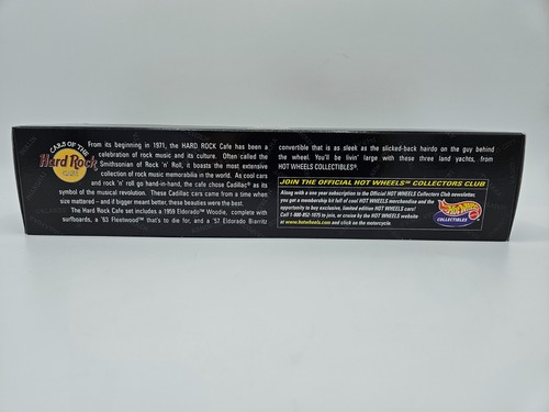Hot Wheels Set 3 Auto da Collezione Hard Rock Cafe Serie 1 Cadillac - Foto 6 di 7