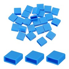 25pcs USB Type A Port Plugs Covers Caps Anti Dust for USB Male End, Blue