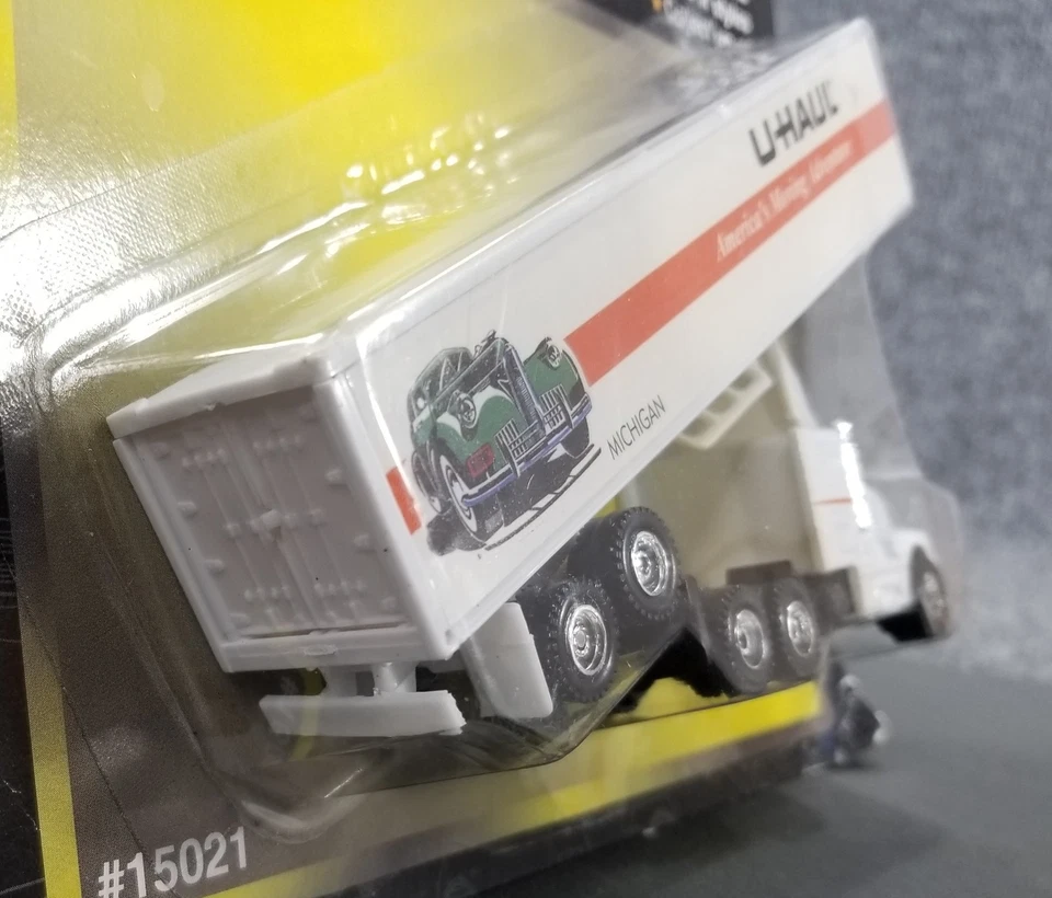MAISTO HIGHWAY HAULERS KENWORTH SEMI UHAUL TRAILER MICHIGAN - Image 4 of 4
