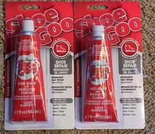  2 Pack Eclectic Shoe Goo Shoe Repair Adhesive, Clear, 3.7 fl oz NEW  