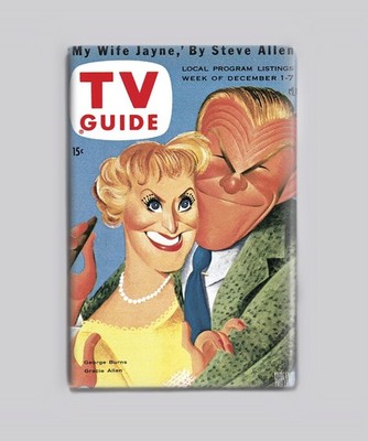 Gracie Allen George Burns TV Guide 1956 - 2''x3'' Fridge MAGNET