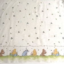 Classic Pooh Springs 2517 Single Border Cotton Blend Fabric 1 Yard x 45" Vtg