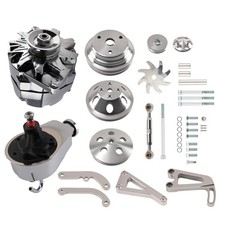 Chrome Engine Parts Set For Chevy Small Block 1969-1987 Light Truck 1973-1989