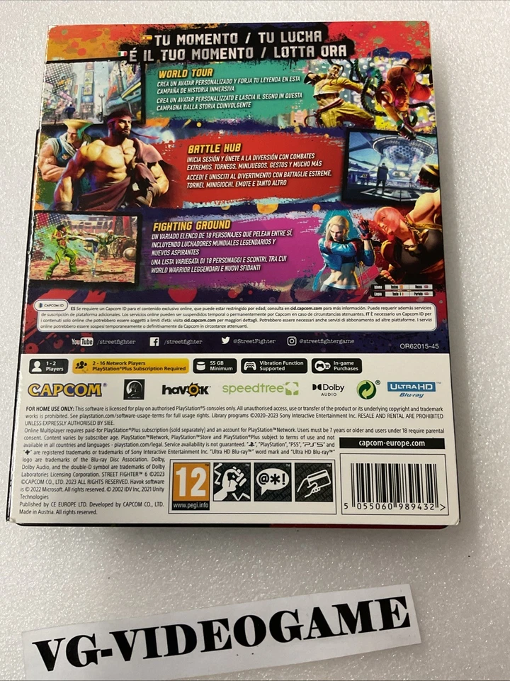 Street Fighter VI 6 Steelbook PS5  Edizione Limitata, foto 3 di 5