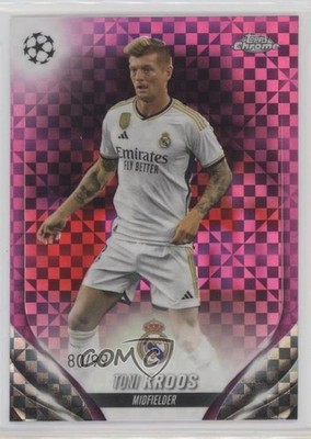 2023 Topps Chrome UEFA Club Competitions Magenta X-Fractor 80/99 Toni Kroos n0c
