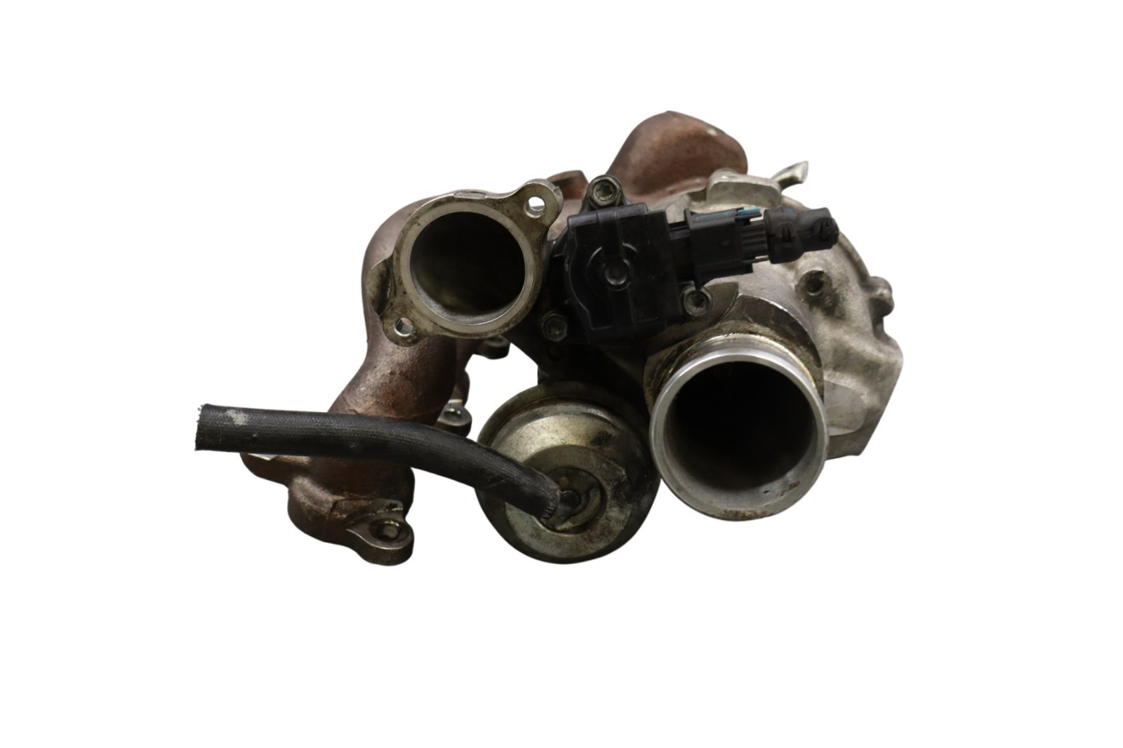14-24 Maserati Ghibli Left Side Exhaust Manifold Turbocharger Turbo Charger Oem