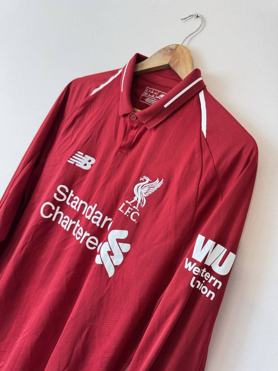 Liverpool 2018-2019 Home Soccer Longsleeve Jersey Football Shirt