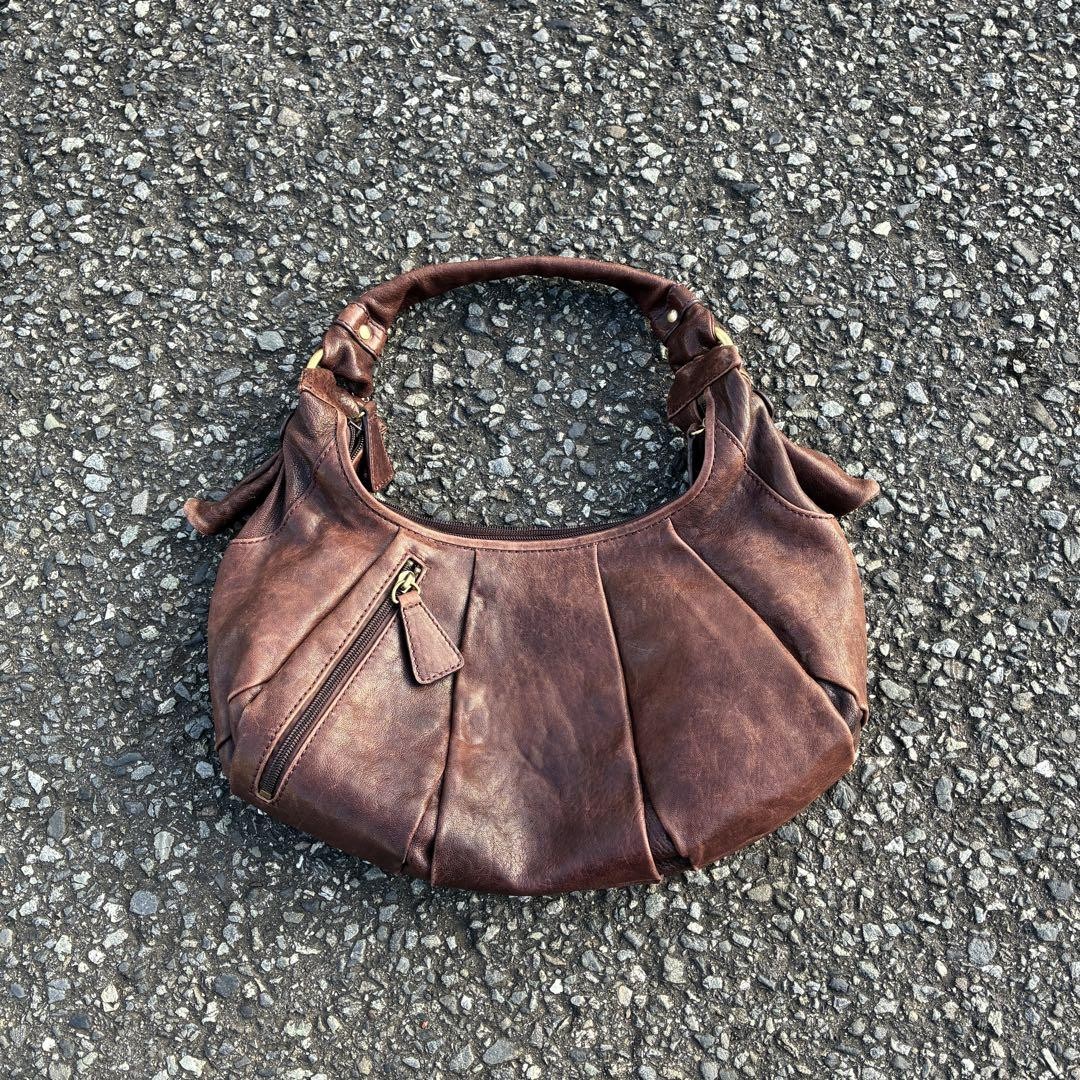 バッグ 00s archive Y2K leather shoulder bag Archive 00s Leather Shoulder Bag Vintage Y2K Genuine Leather