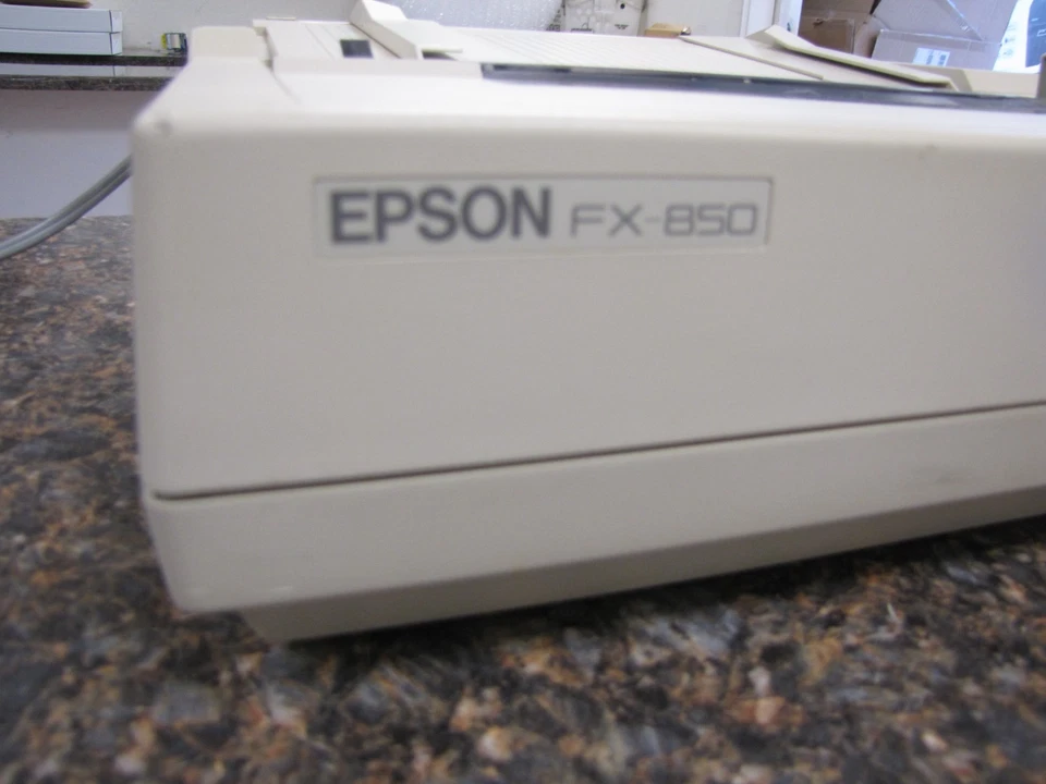 Vintage Epson FX-850 Model P82PB Dot Matrix Printer- Tested and Working - FE2 - Image 2 of 4