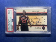 2005 UD Ultimate Michael Jordan  On Card Auto 9/13 Bulls PSA 10*POP 1*
