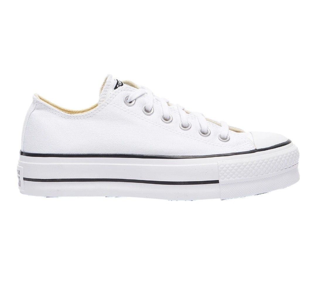 Converse All Star Platform Low Top - Women's (Black/White/White) 560251F US 8.5