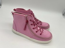 BILLY Footwear Girls' Haring Essential High Top Sneakers - Pink Sz 6 Big Kid