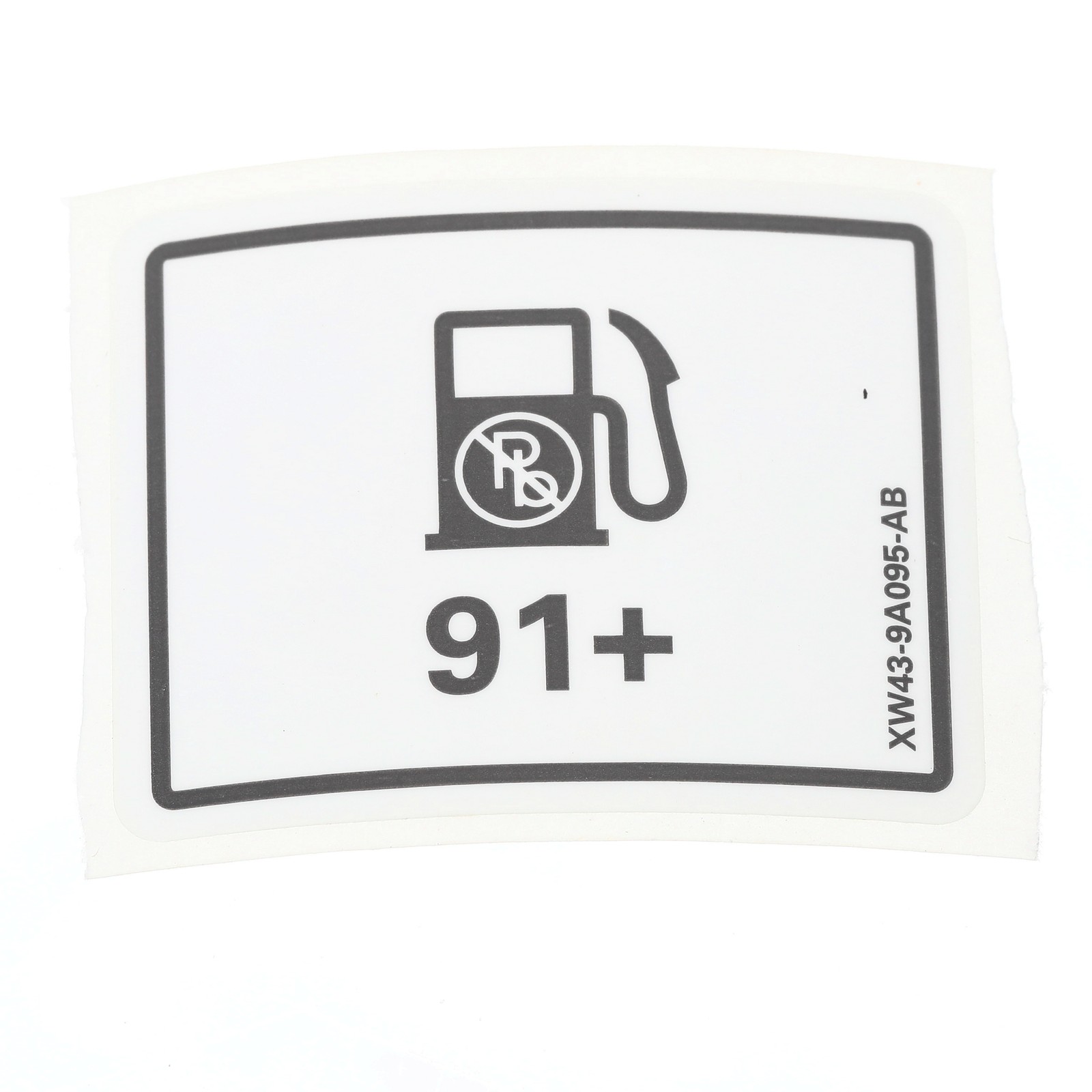 Etiqueta de combustible para Ford Thunderbird 2000-2006 (N/P XW4Z-9A095-AB)