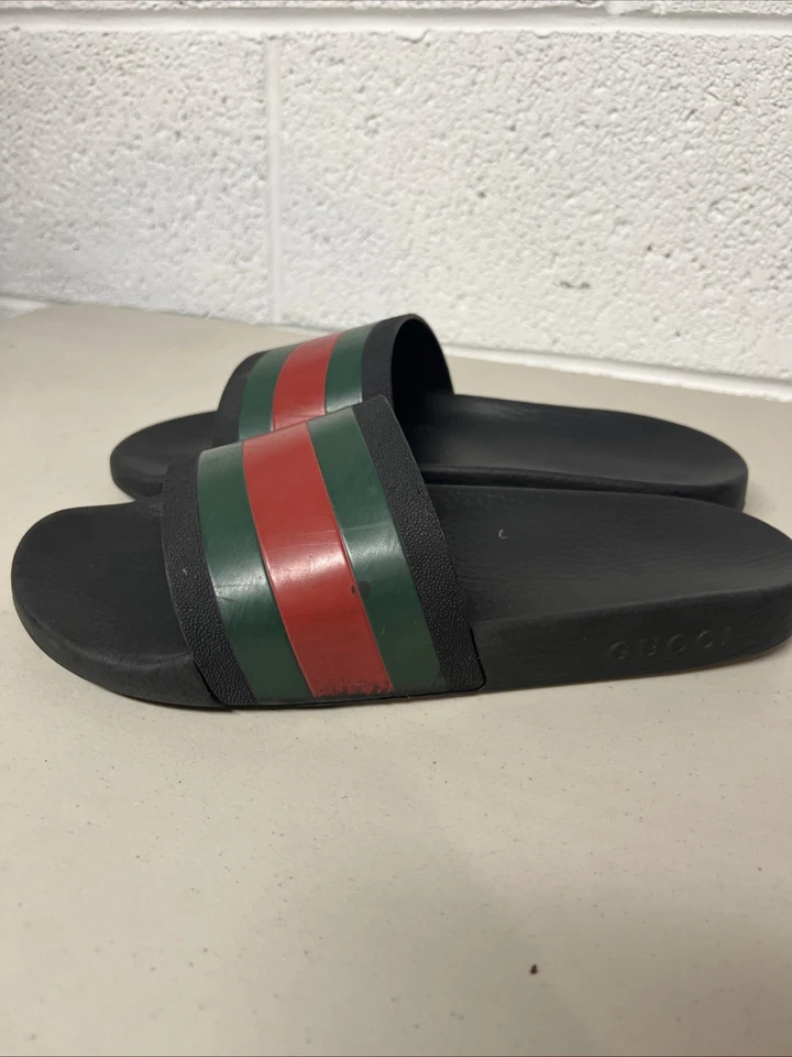 Sandalias Gucci para hombre negras talla 10 Foto 3 de 4
